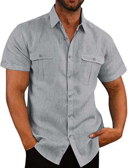 Men's shirt with double-purpose cuffs